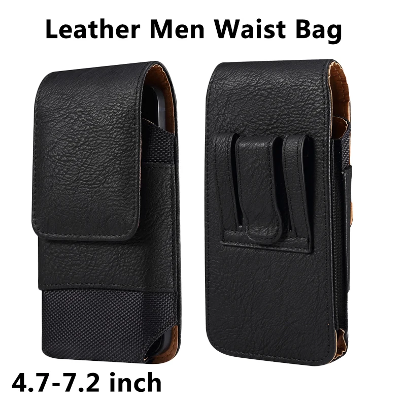 

4.7-7.2" Universal Belt Clip Cover Phone Pouch forFor iPhone Samsung Galaxy Xiaomi Redmi Poco Oppo 9 Pro Waist Bag Holster