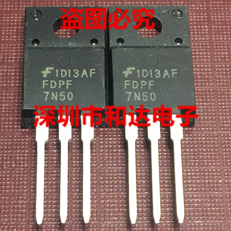 

5PCS-10PCS FDPF7N50 MOS TO-220F ORIGINAL STOCK NEW