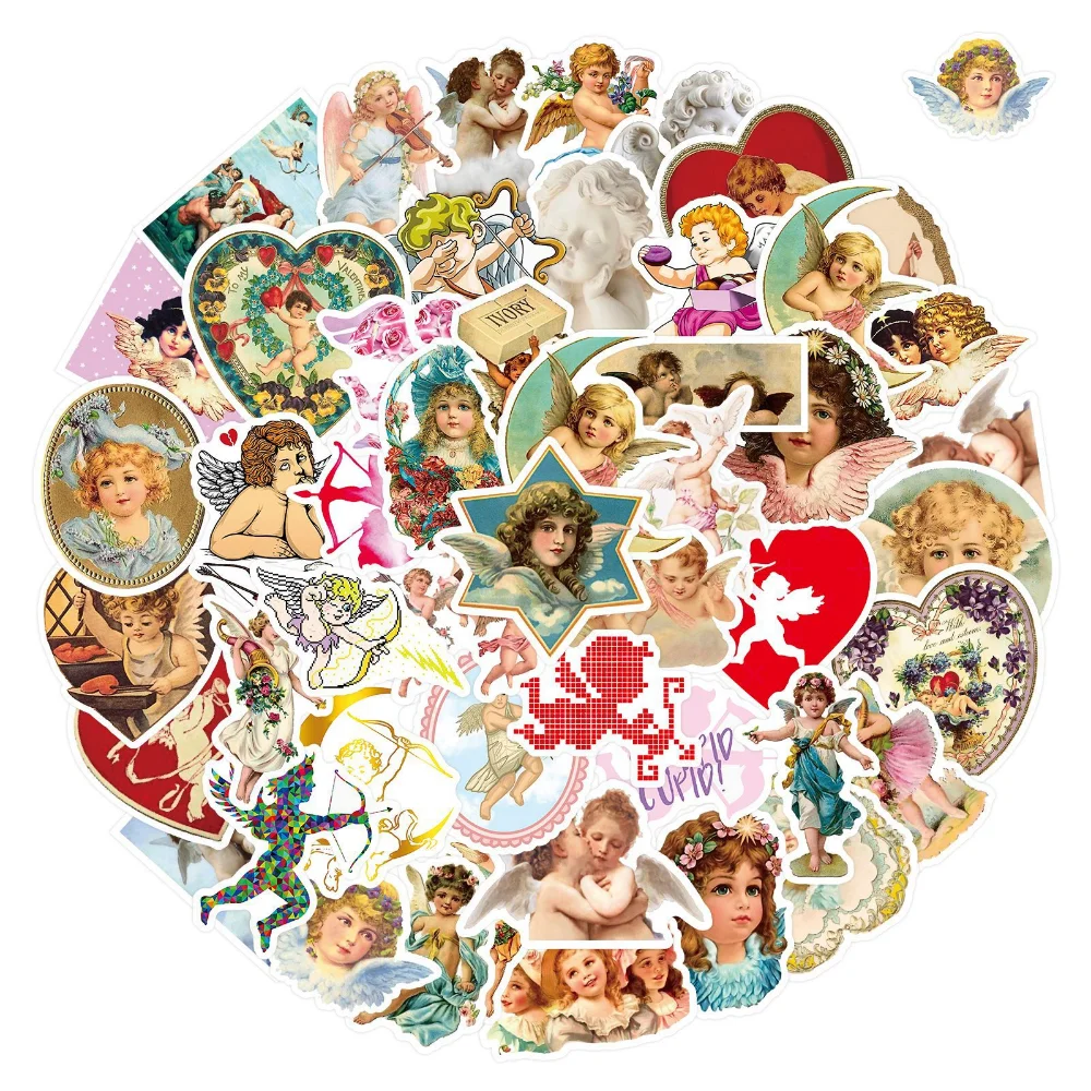 

Roman Myth Cupid Stickers Car Laptop Luggage Phone Stationery Decal Waterproof Graffiti Sticker Toys Lovers Gifts