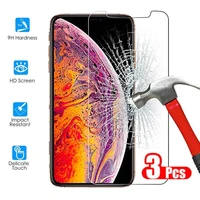 3pcs protective glass for iphone 11 12 13 x xs max xr 6 8 7 plus screen protector for iphone x xr glass iphone 13 12 mini film