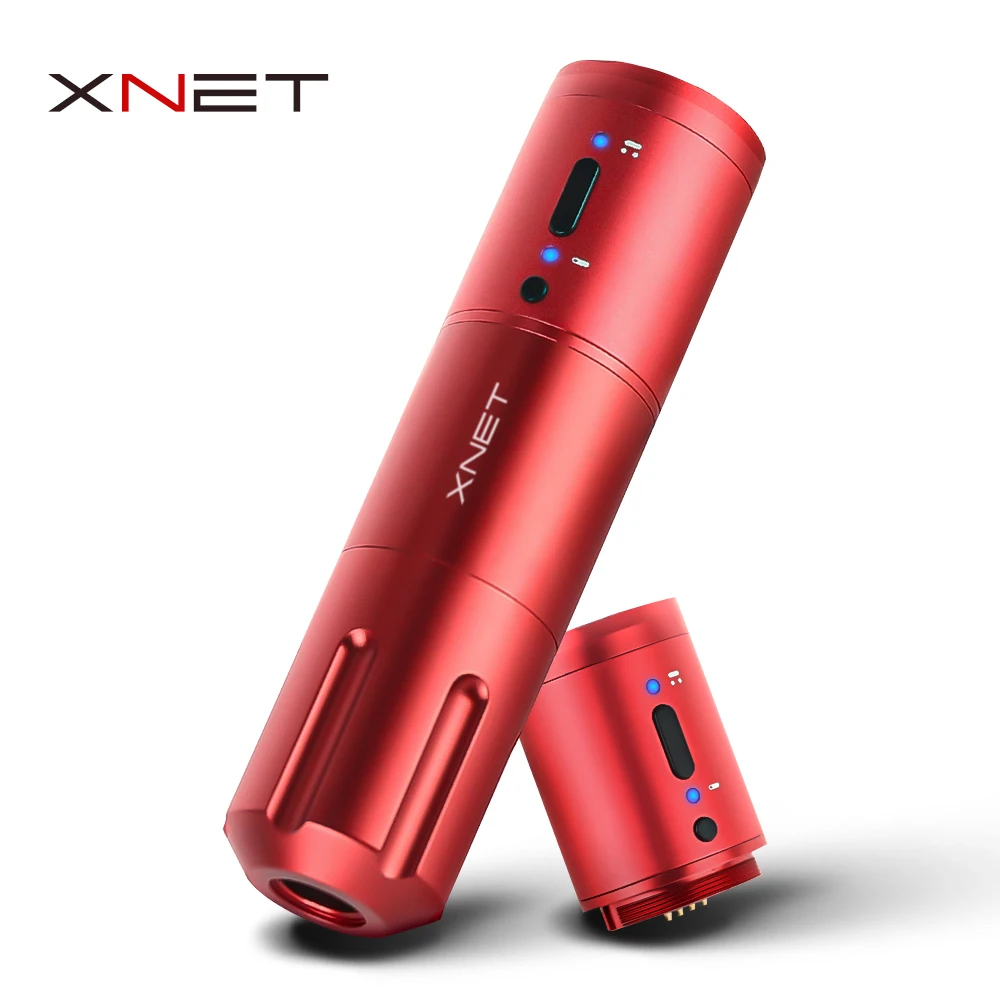 

XNET Elite Professional Wireless Tattoo Machine Rotary Battery Pen DC Coreless Motor Digital LCD Display for Tattoo Artists
