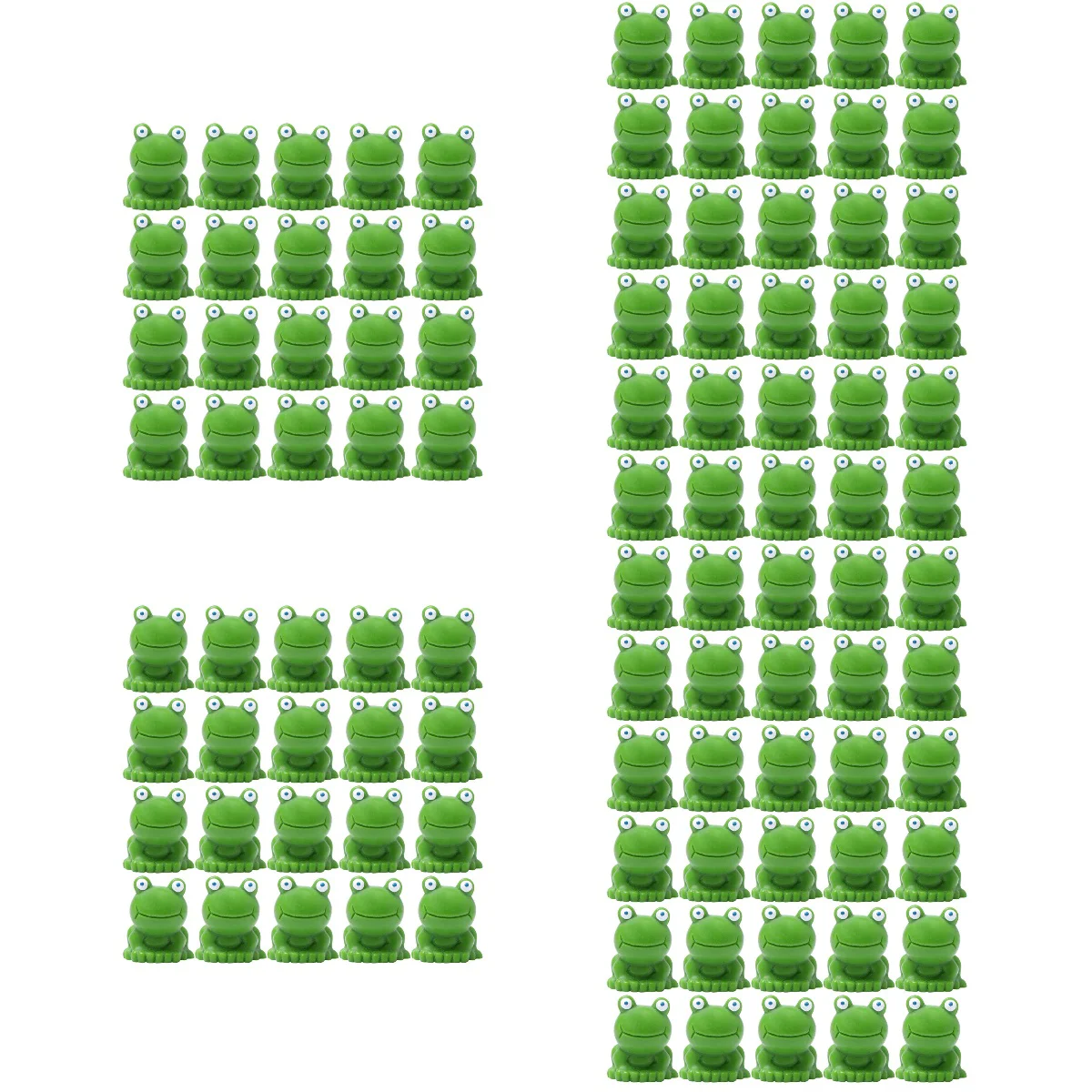

150 Mini Simulation Frogs Reptile Box Resin Animal Landscaping Ornaments