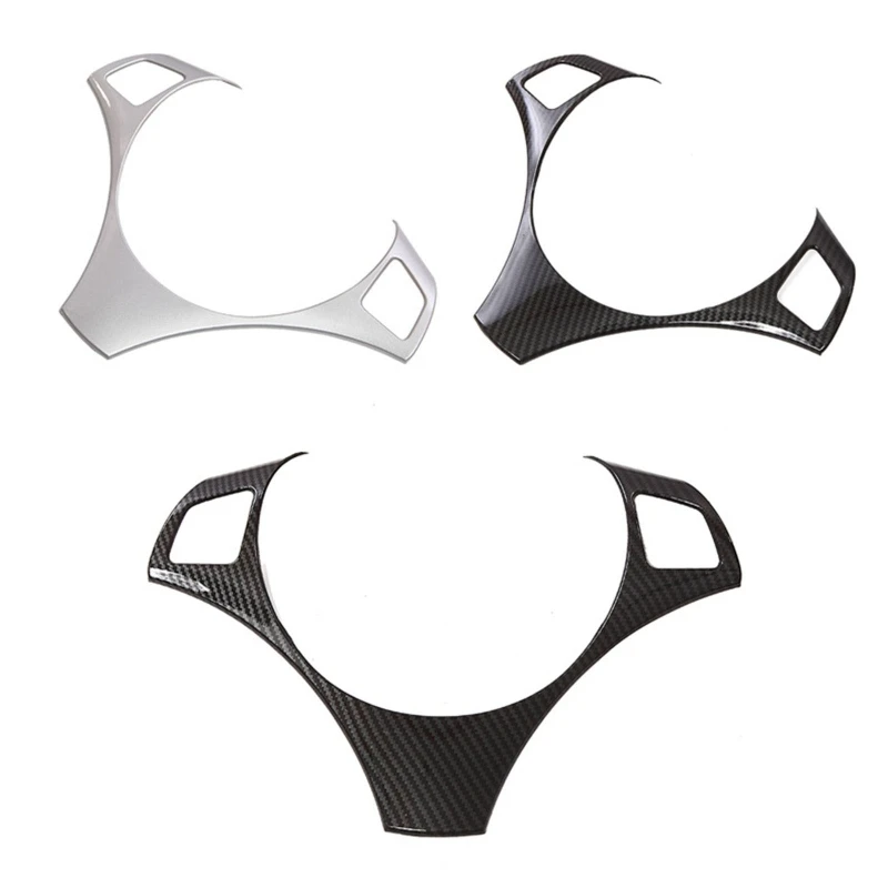 

Новинка 2022, автомобильный внутренний декор, чехол на руль, протектор из углеродного волокна для 3 серии E90 2006-2012