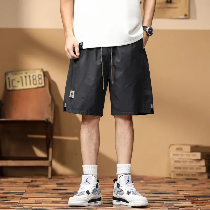 Japanese Vintage Workwear Shorts Men's Summer Mountain Style Five-Piece Pants Casual Versatile Streetwear For Men