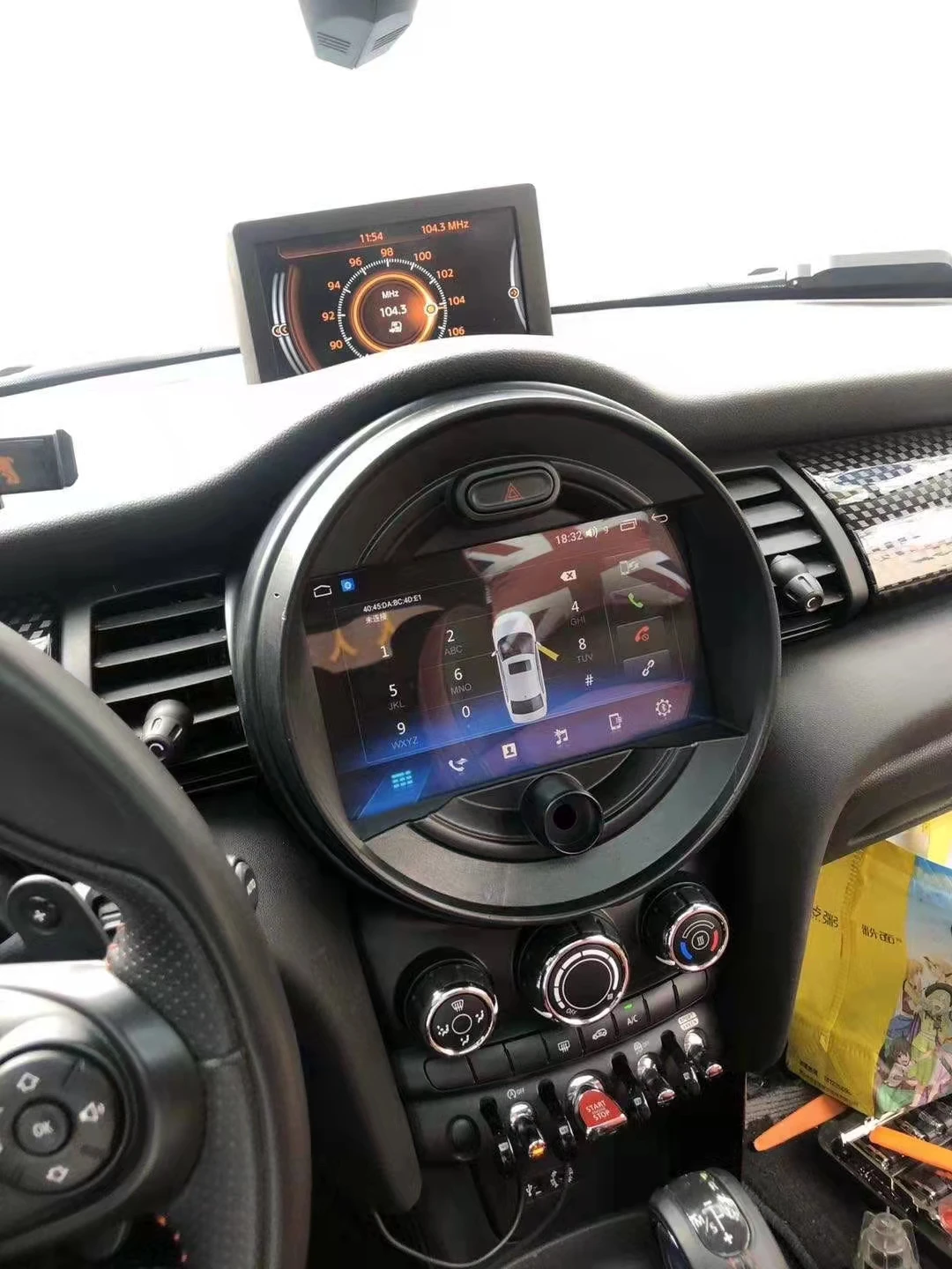 

128G Android 11 Auto Radio For BMW Mini Cooper F55 F56 F57 2015-2019 Car Multimedia Video Player Navigation Stereo GPS Head Unit