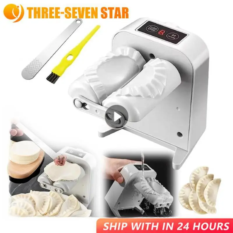 

Electric Dumpling Maker Machine Household Automatic USB Charging Dumpling Maker Pressing Mould With Spoon Brush Kitchen Tool
