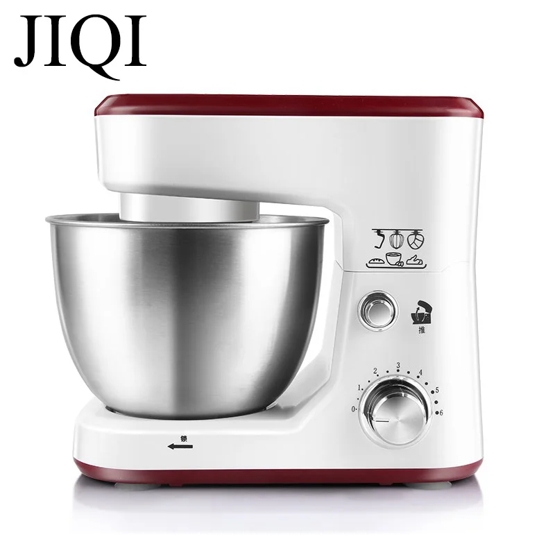 JIQI Electric Stand Food Mixers chef machine egg beater dough Blender cake bread toast mixer machine Baking Whipping cream