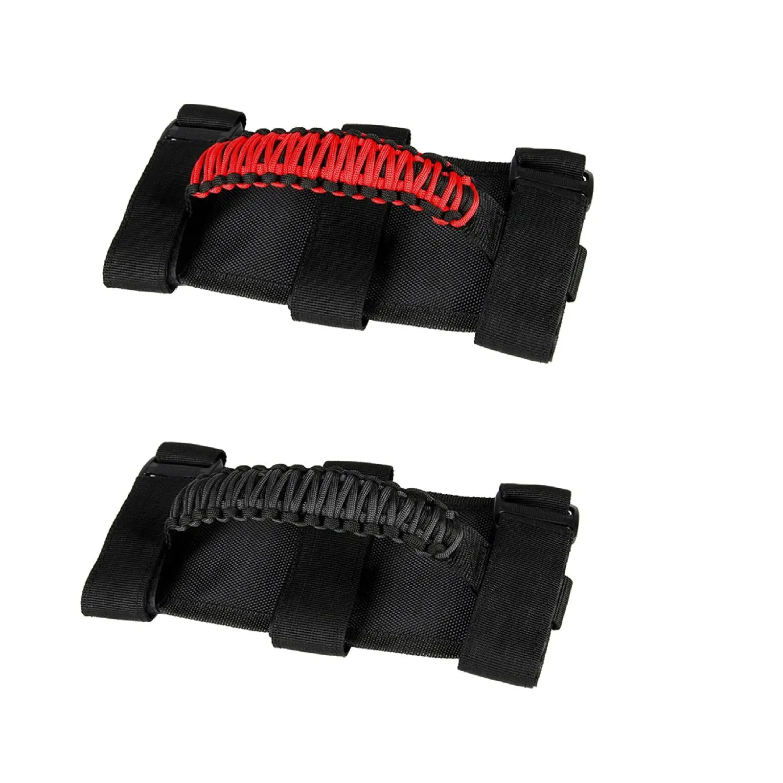 

prasku 2 Pcs Premium Roll Bar Grab Handle for Jeep Wrangler YJ JK UTV ATV