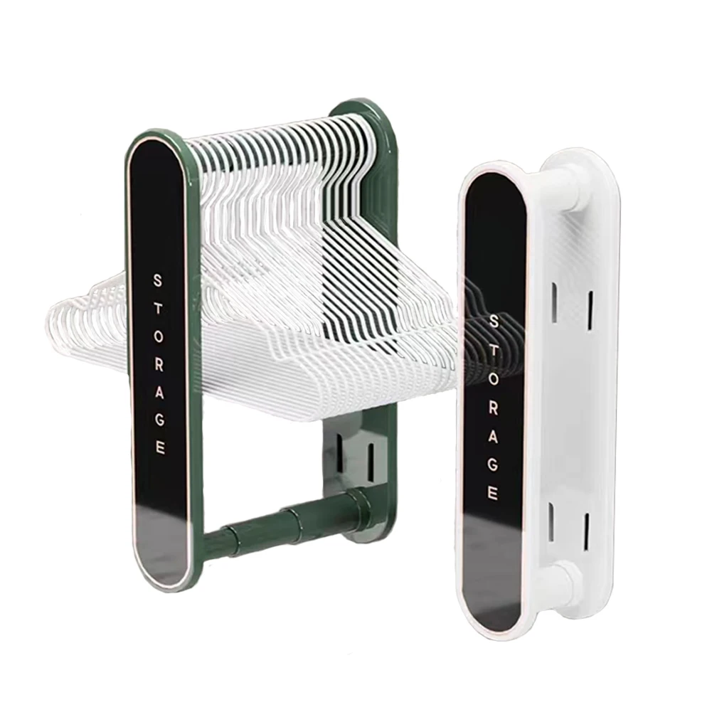 

Retractable Hanger Storage Shelf Multifunctional Clothes Holder Organizer Finishing Collector Rack for Bathroom & Laundry Room