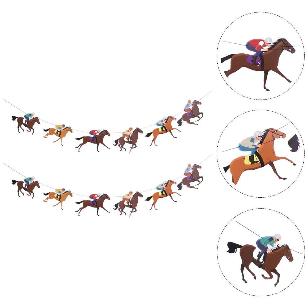 

Гирлянда из 2 шт., яркие украшения для лошадей