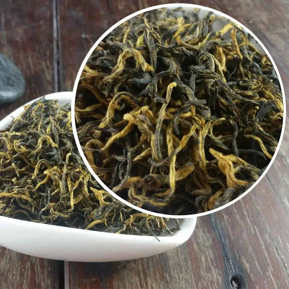 

2022 Wuyi Black Chinese Tea Jin Jun Mei Teas Golden Eyebrow Red Tea 250g Droshipping