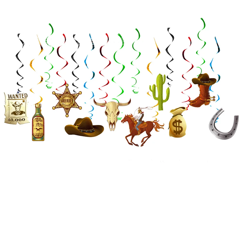 

Тарелки для вечеринки в стиле вестерн XMSJ