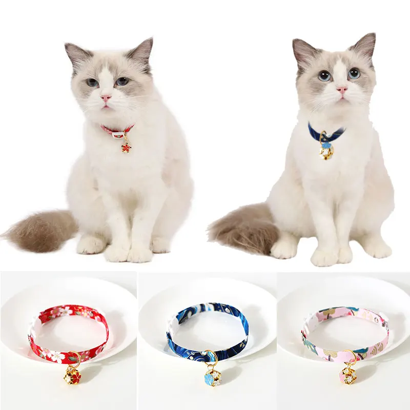 

Cats Collars Adjustable Fashion Pet Collar Floral Pattern Daisy Flower Pendant Pet Neck Strap Cute Pet Supplies Accessories