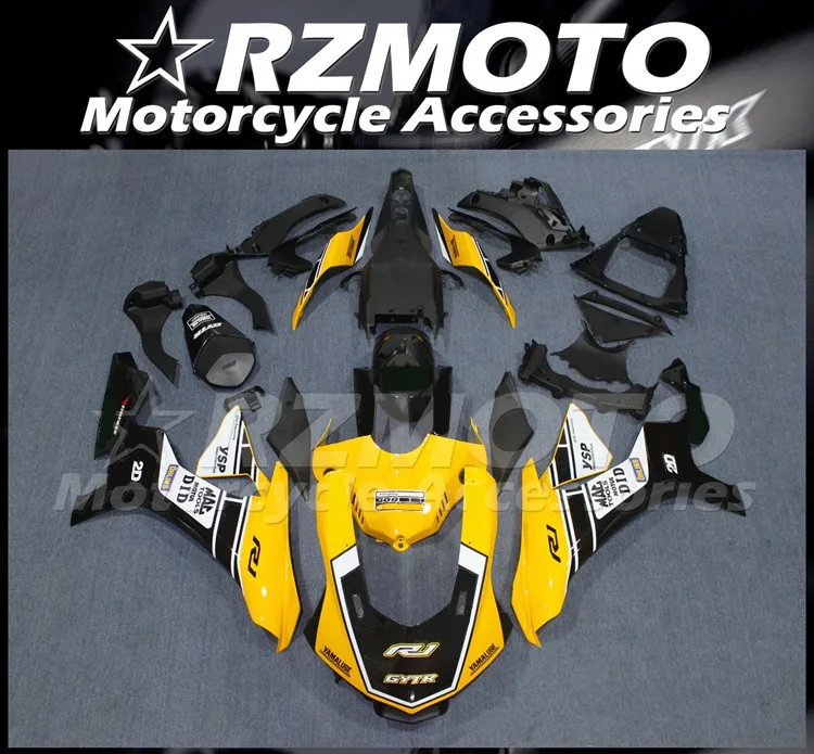 

New ABS Motorcycle Fairings Kit Fit for YAMAHA YZF - R1 2015 2016 2017 2018 2019 15 16 17 18 19 Bodywork Set Yellow