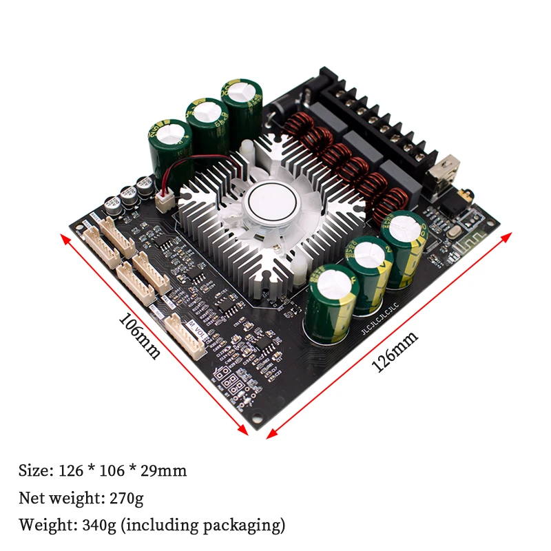 ZK-HT22 свинцовый модуль усилителя мощности Bluetooth 2 1 каналов тональный сабвуфер