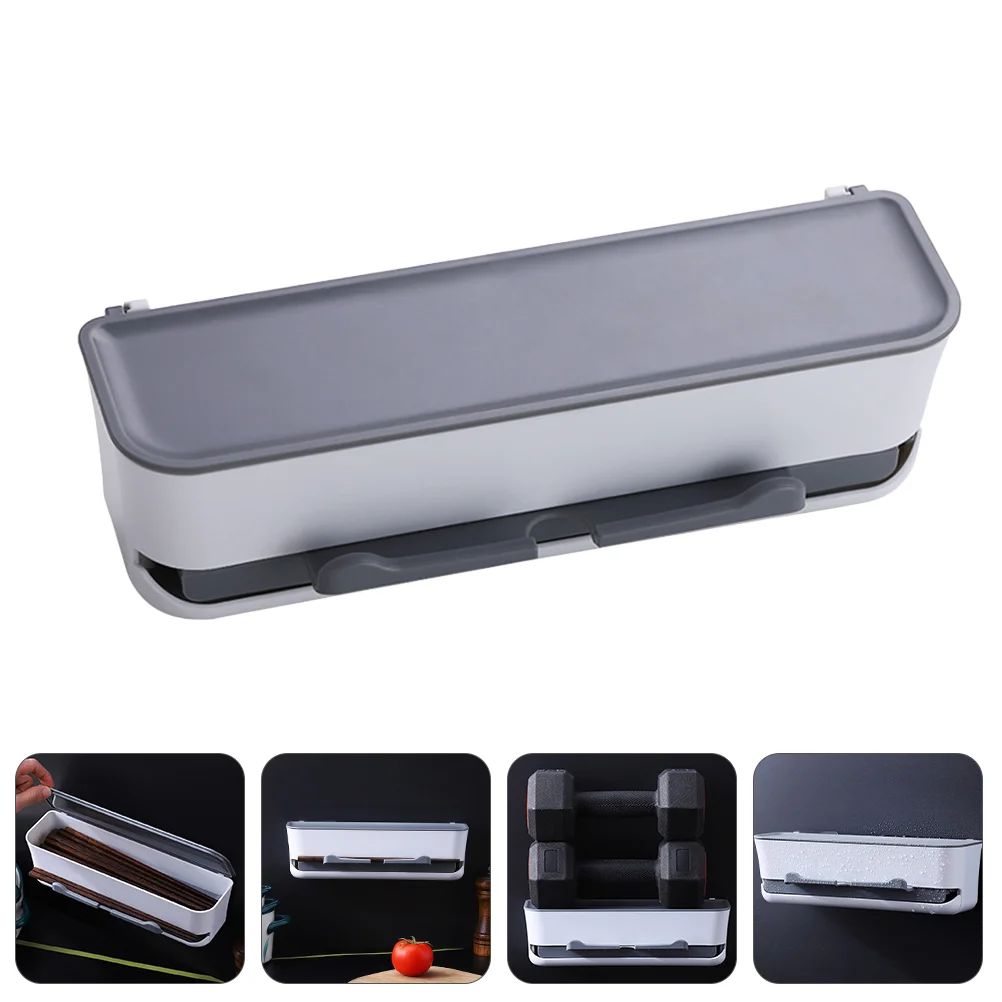

Chopstick Cage Dispenser Container Chopsticks Box Wall Hanging Utensil Storage Container Plastic Hanging Chopstick Holder