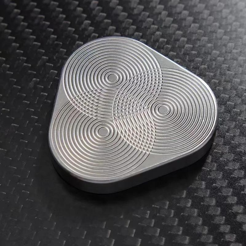 Triangle Magnetic Fidget Slider Adult EDC Metal Fidget Toy Hand Spinner Autism Sensory Toys Anxiety Stress Relief Adult Gifts enlarge