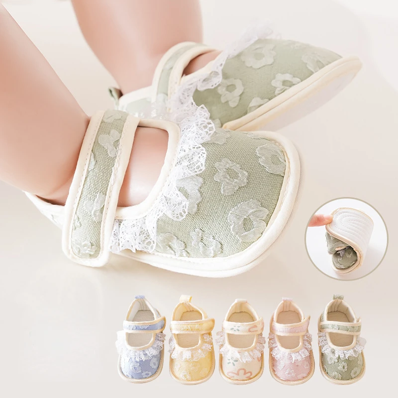 

Cute Baby Floor Sock Shoes for 0-2Year Kids Baby Beach Shoes Toddler Soft Sole First Walker Anti-skip Children Home Shoes