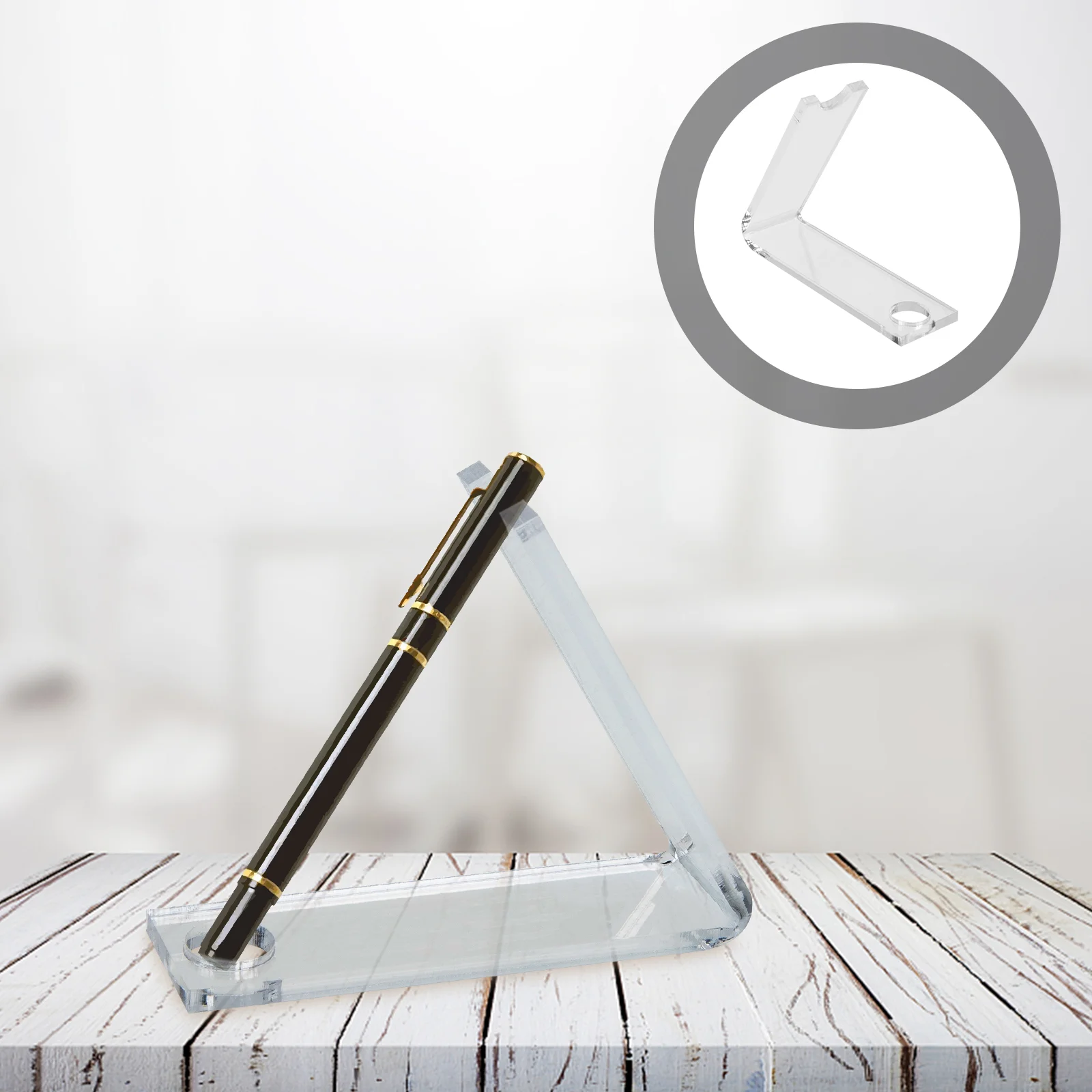 

Pen Holder Rack Stand Brush Acrylic Display Nail Pencil Storage Makeup Art Fountain Clear Drying Toothbrush Stands Paintbrush