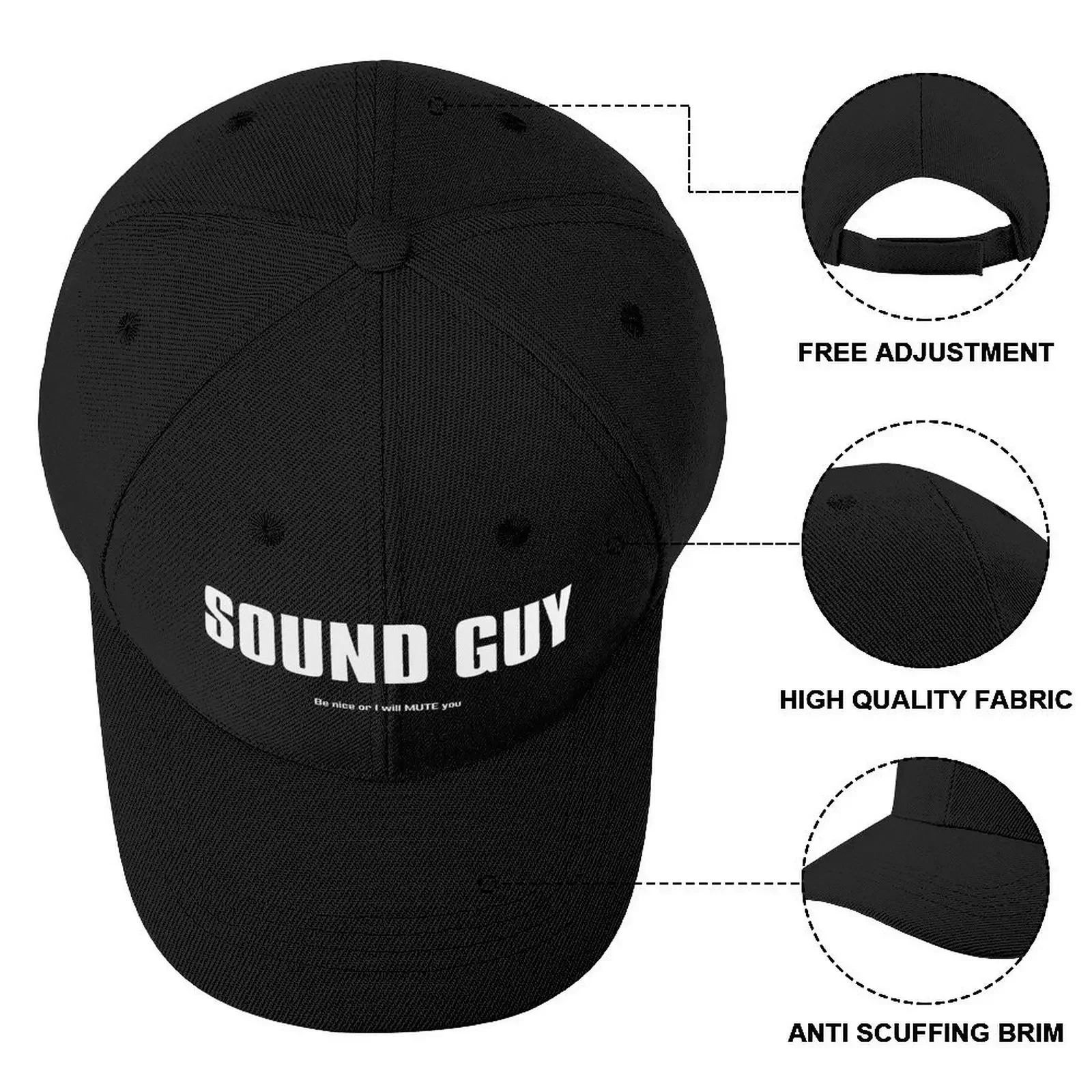 Бейсбольная кепка Sound Guy (ATB) Snapback пляжная сумка солнцезащитная женская модная