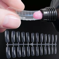 nail forms acrygel forms for extension tips false nail clips construction tools top molds french design manicure decor gl1849 1