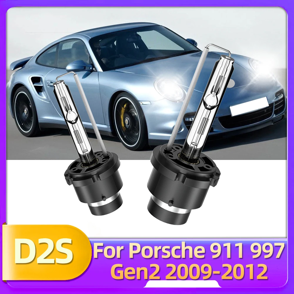 

Roadsun 2 шт. ксеноновые лампы HID 6000 К 35 Вт D2S Автомобильные фары лампы 12 В передняя фара постоянного тока для Porsche 911 997 Gen2 2009 2010 2011 2012