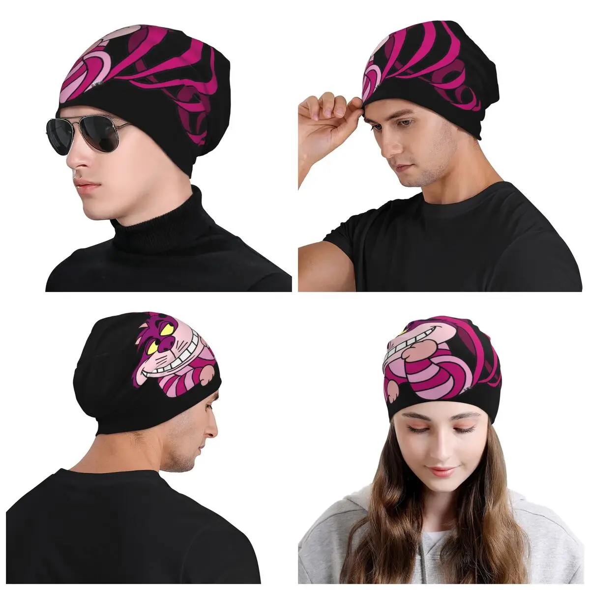 Шапки с капюшоном из Чеширского кота на заказ модная вязаная шапка для женщин и