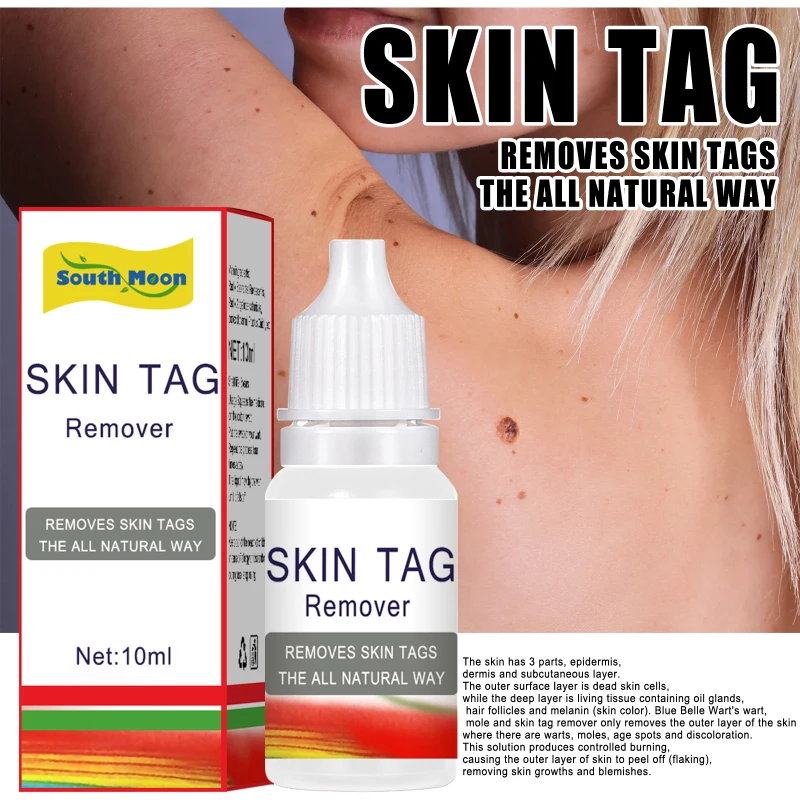 

Skin Tag Remover Wart Remover Serum Warts Callus Treatment Papillomas Removal Against Moles Anti Verruca Remedy Liquid 10ml