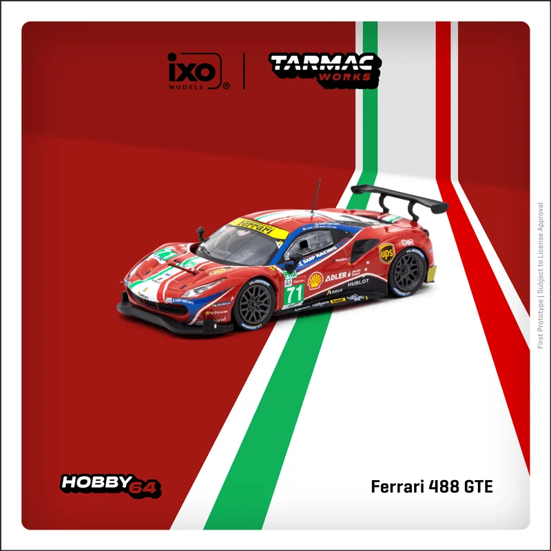 

Предпродажа Tarmac Work 1:64 Ferrari 488 GTE 24h Le Mans 2020 коллекция моделей автомобилей из литого под давлением