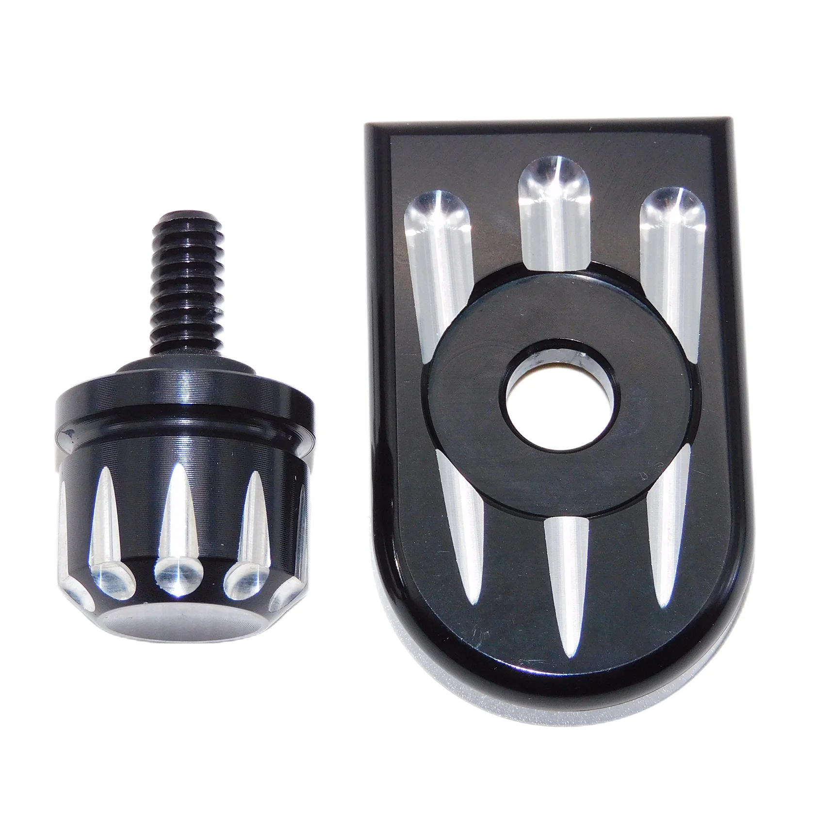 Задняя крышка болта с сиденьем для мотоцикла, накладка с гайкой из высокопрочного алюминия для Harley Sportster XL883 Dyna Softail Touring 1996 года и позднее.