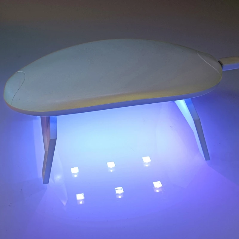 Портативная светодиодная Сушилка для ногтей УФ-лампа из смолы отверждения