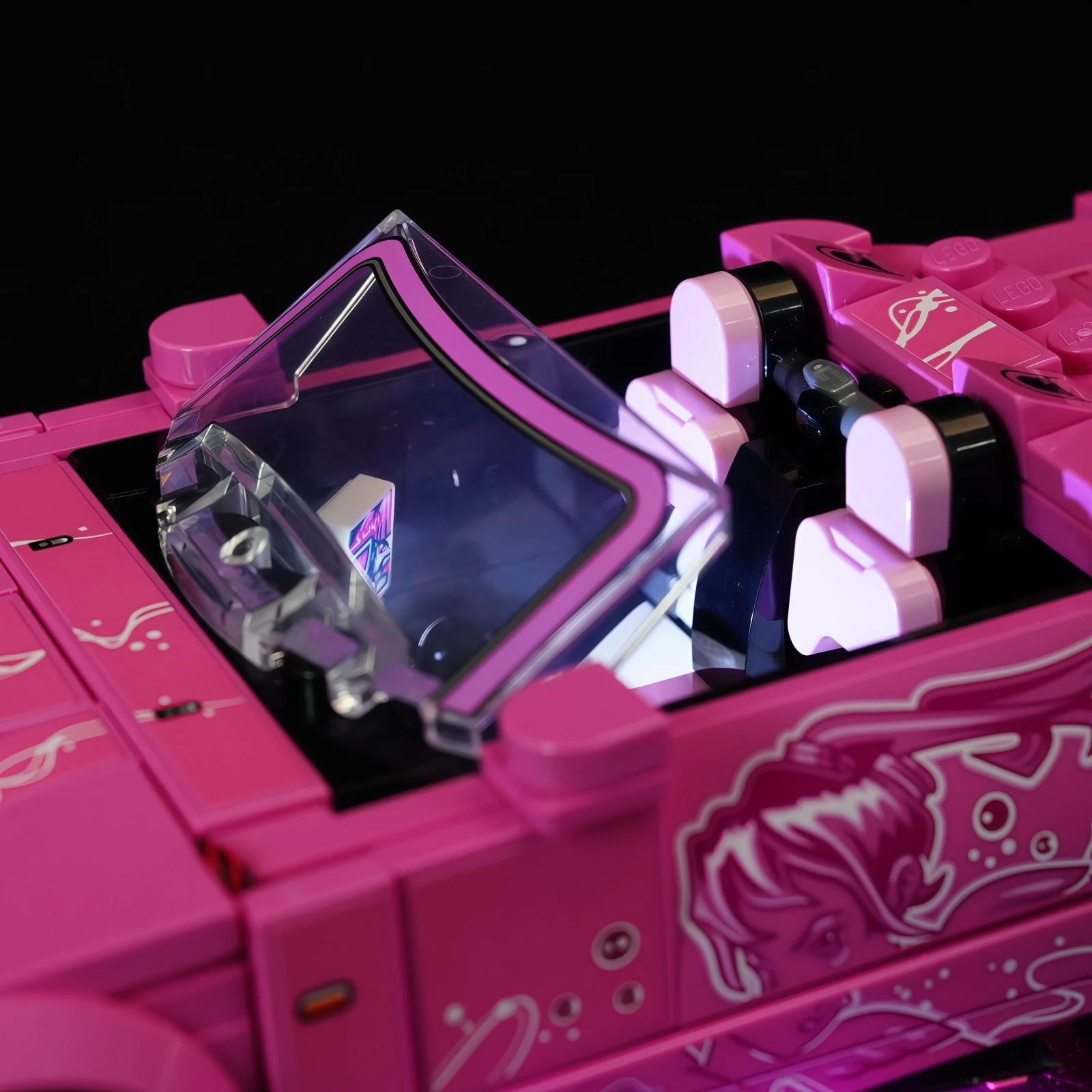 Фото Светодиодная лампа MAXCXT для LEGO 77241 Speed Champions 2 Fast 2 Furious Honda S2000, декоративная лампа для самостоятельной сборки (набор строительных блоков не входит в комплект) №4