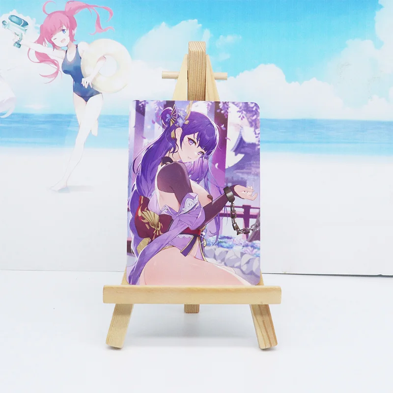Genshin Impact DIY 45 шт. Yae Miko Raiden Shogun Ganyu Yoimiya Funingna Kamisato Ayaka коллекционные карты