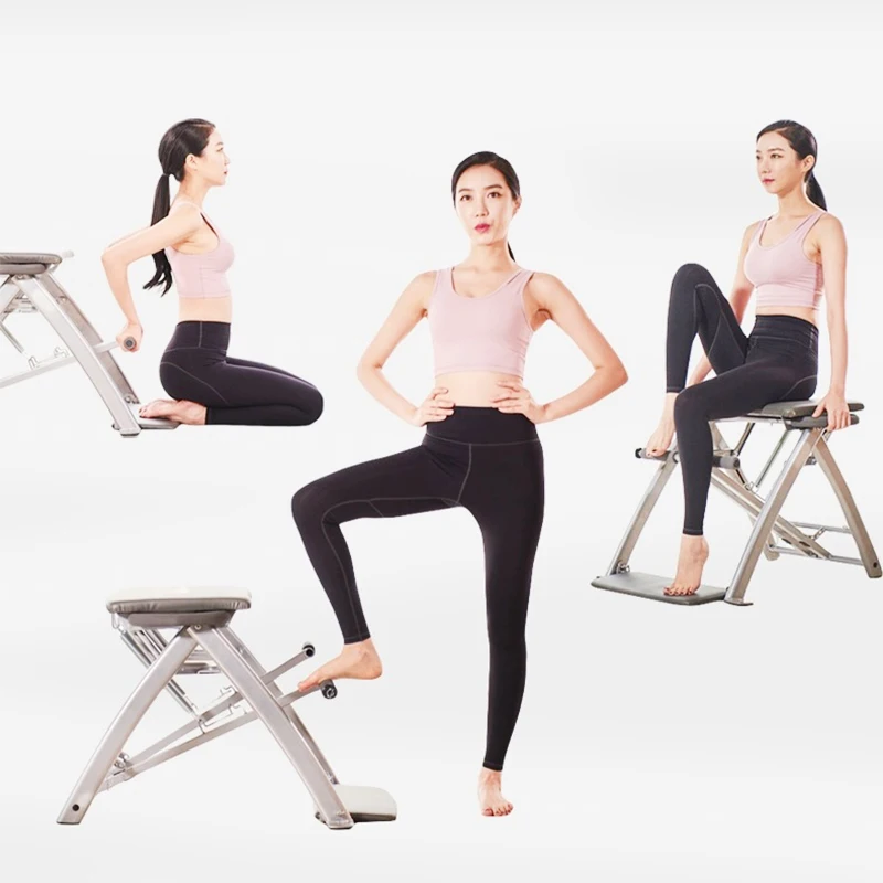 

Домашнее складное портативное универсальное кресло для пилатеса, оборудование для йоги, фитнес-кресло, многофункциональное оборудование для йоги и фитнеса