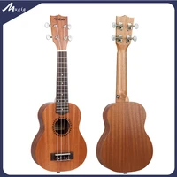 mugig student ukulele soprano 21 inch ukulele sapele 15 fret mini guitar hawaii guitar 4 string guitar small hawaii guitar u01 s