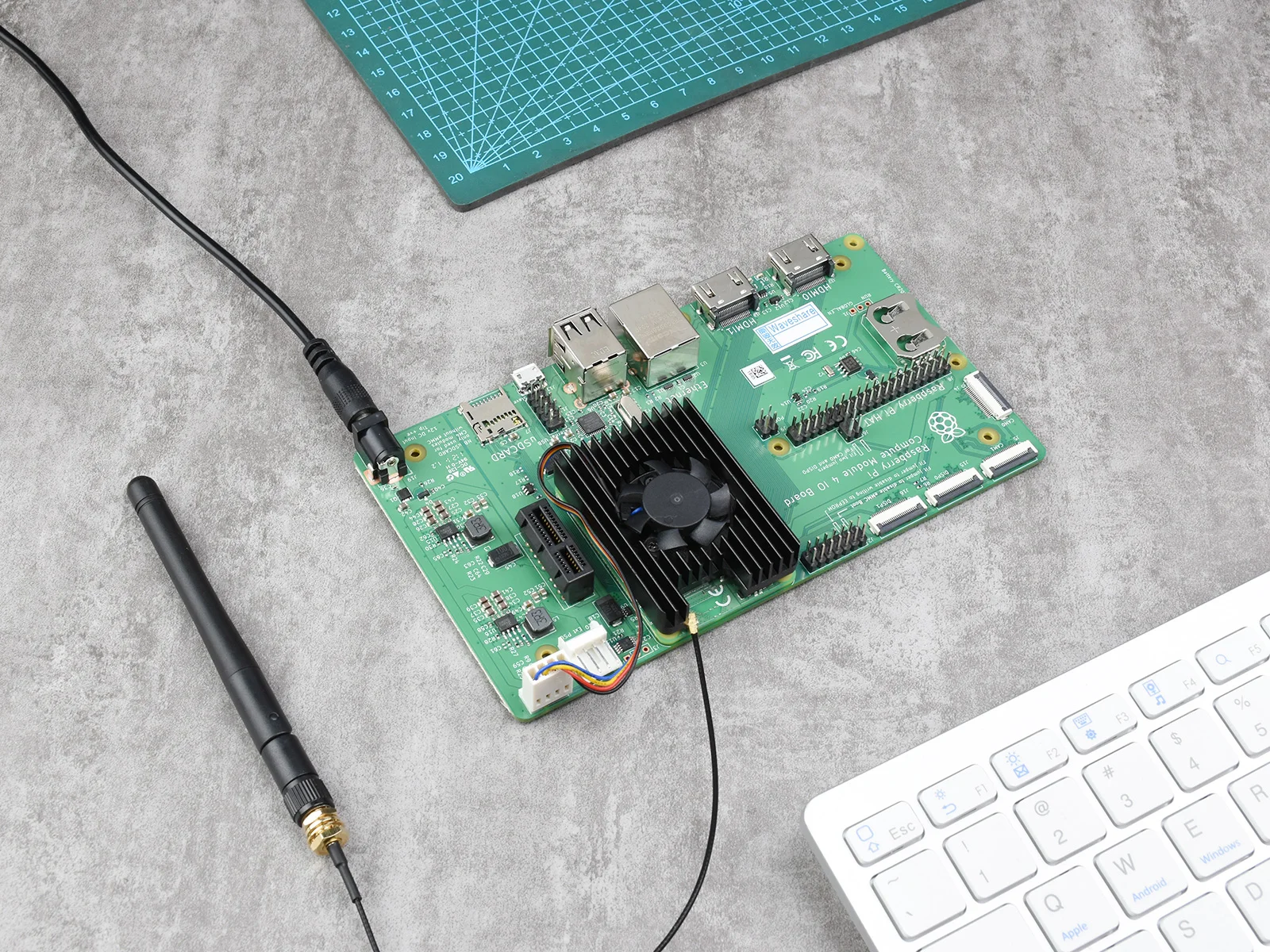 Вентилятор охлаждения 3007 для Raspberry Pi 4 низкопрофильных ШИМ-модуля регулировка