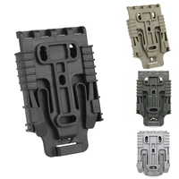 hunting qls 19 22 gun holster adaper quick locking system kit quick release pistol case duty receiver plate for glock 17 19 m9