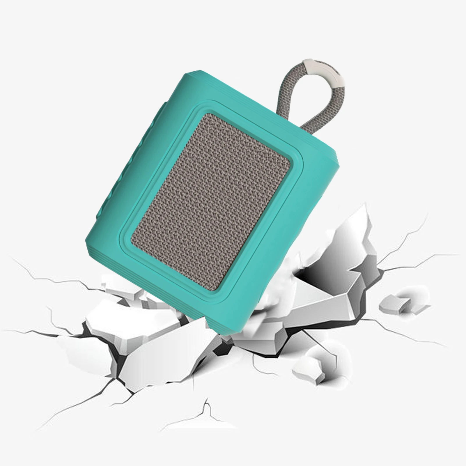 Портативный защитный чехол для JBL GO 3 хранения колонок с синими зубьями чехлы из