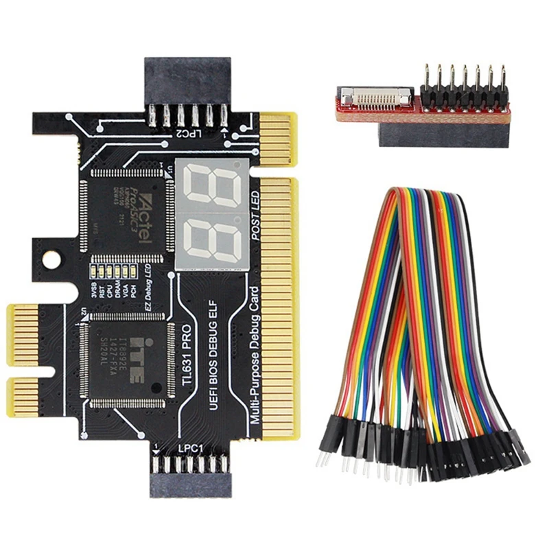 TL631 PRO Laptop PCI Diagnose Card PC PCI-E For MINI LPC Motherboard Diagnostic Analyzer Tester Debug Cards