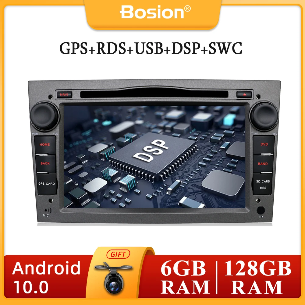 

2 Din Car Stereo Radio Multimedia Player DVD Android 10.0 For Opel Astra Vectra Antara Zafira GPS RDS USB Auto Carplay+DSP 128G