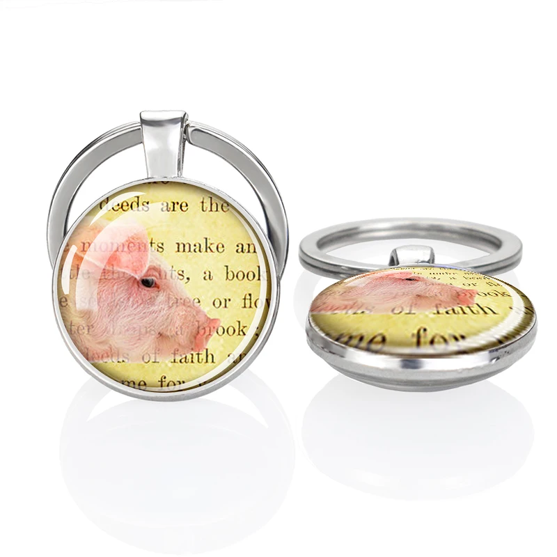 Брелок декоративная цепочка для ключей O-образной формы с милым маленьким