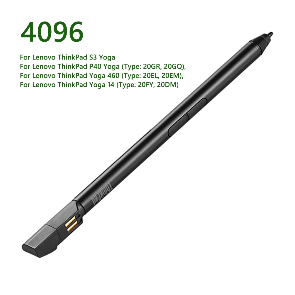 

Active Pen Pressure-sensitive Anti-mistouch Active Rechargeable Stylus for Lenovo ThinkPad P40 Yoga/Yoga 460/Yoga 14/S3 Yoga Lap