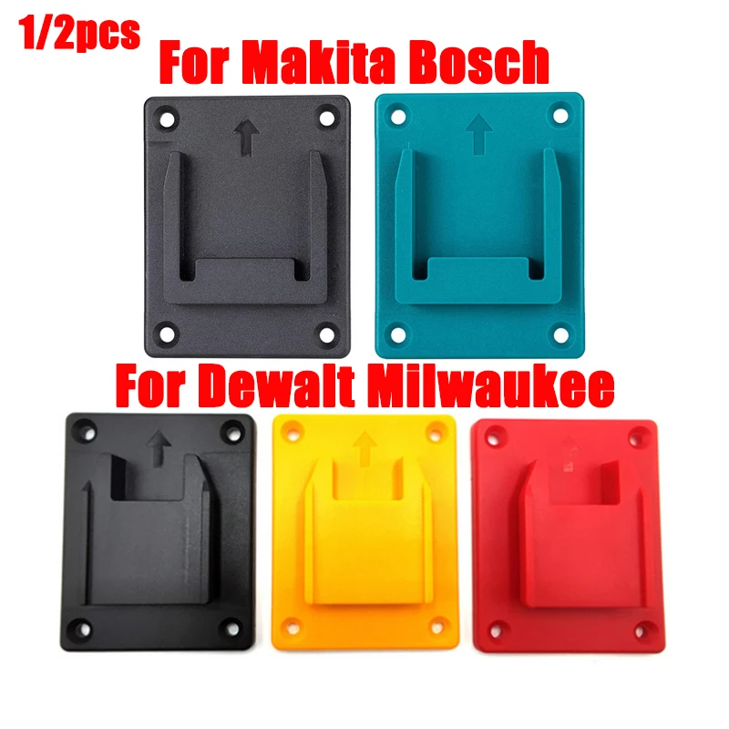 

2 шт. кронштейн для хранения инструментов для Makita/Bosch/Dewalt/milwaukee14.4в/18В/20В M18, держатель для литий-ионных аккумуляторов