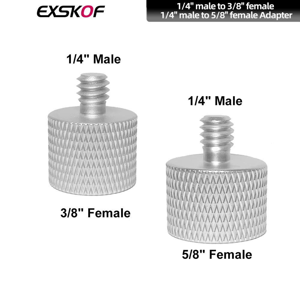 Переходник с резьбой 1/4 дюйма на 3/8 внутренней 5/8 адаптер для штатива камеры GoPro Hero