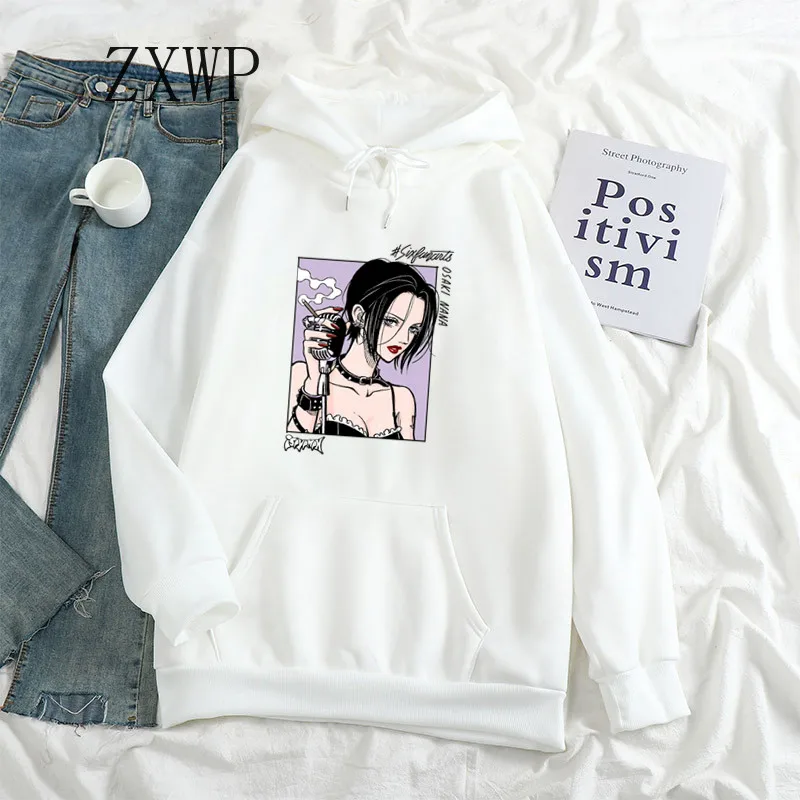 

Nana Anime Hoodies Women Japanese Anime Pullovers Sweatshirt Nana Osaki Hoodie Harajuku Printing Oversized Casual Female Clothes