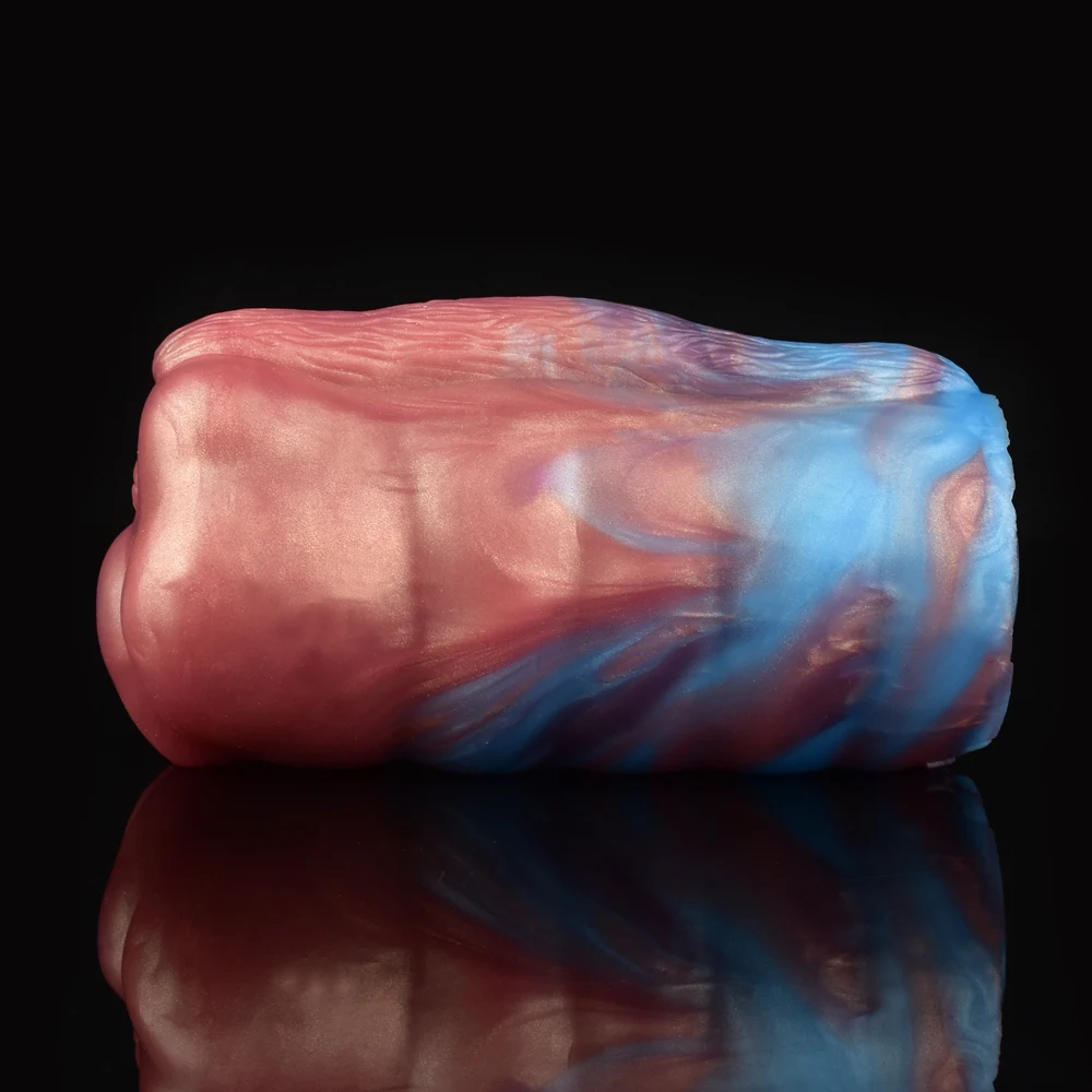 GEEBA двухканальные мужские мастурбаторы реалистичные животные силиконовый пенис