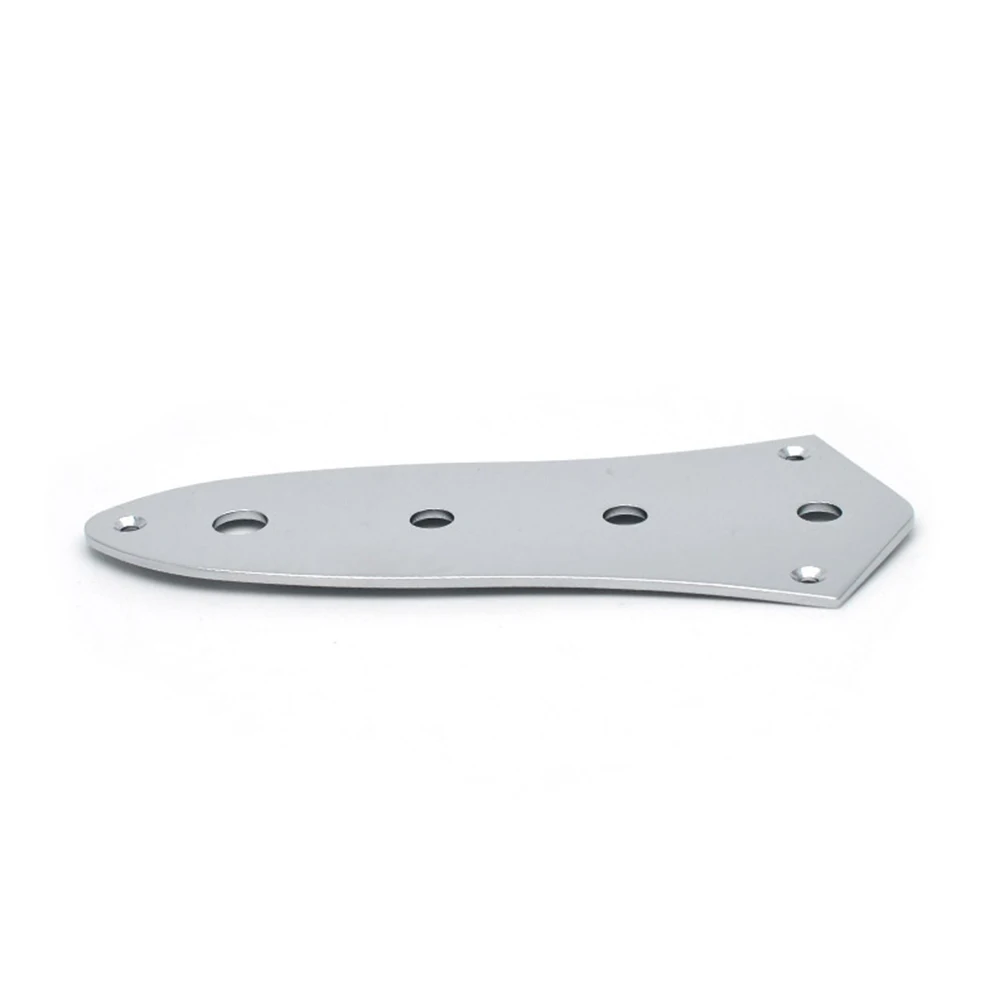 

Electric Bass Control Plate 4 Holes Accessories Bass Chrome Control For Jazz Bass Kits Metal Parts Replacement