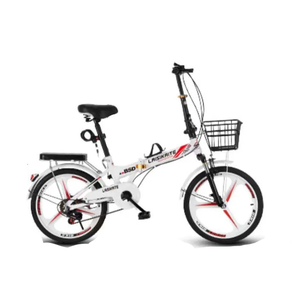 

20 Inches Bicycles Bicycles Adults Folding Variable Speed Aluminum Alloy Frame Portable Integral Wheel Convenient And Security