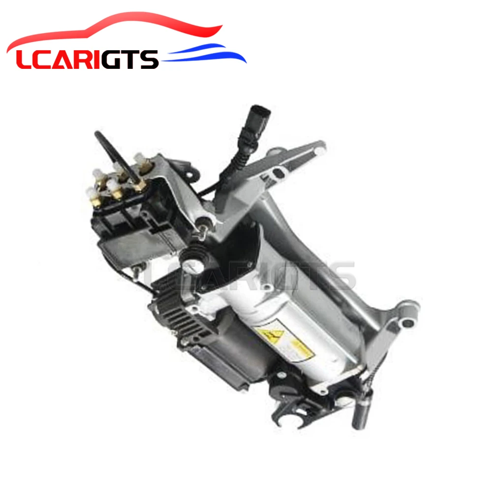 Фото Для Porsche Cayenne 2002-2010 для VW Touareg 2004-2008 компрессорный насос пневматической подвески с кронштейном, трубой и блоком клапанов 7L0698007 №4