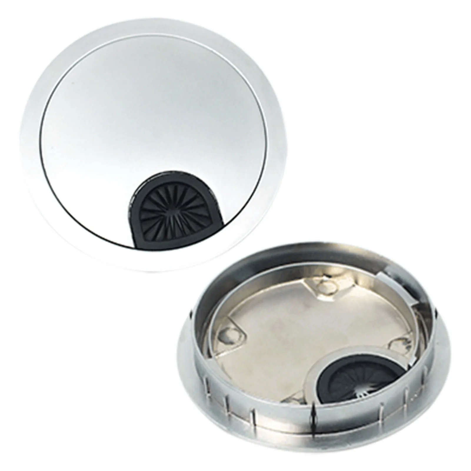 

Zinc Alloy Cable Box Desk Wire Hole Cover Innovative Widely Used Rotatable Wire Box Line Box Table Cable